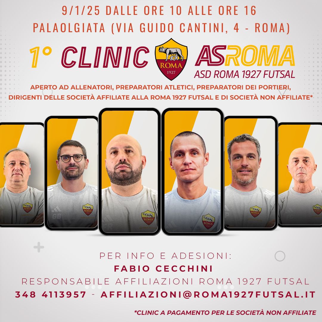 1° Clinic Roma 1927 Futsal 
